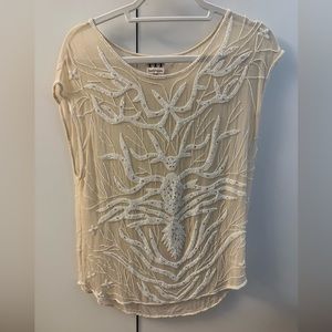 Haute Hippie Beaded Shirt